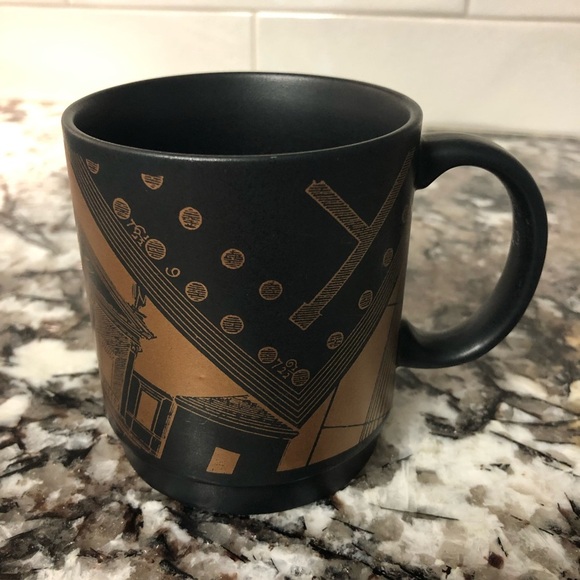 Andrea Palladio Black Bronze 16th Century Italian Architect Coffee Tea Mug - Picture 11 of 12